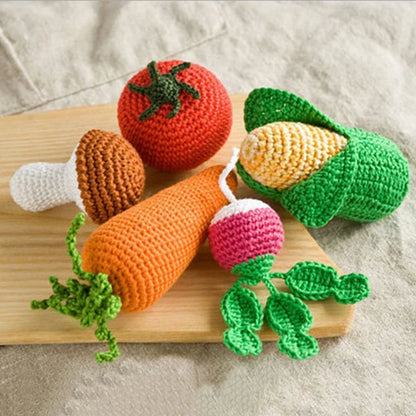 Plush Wool-Knit Tomato