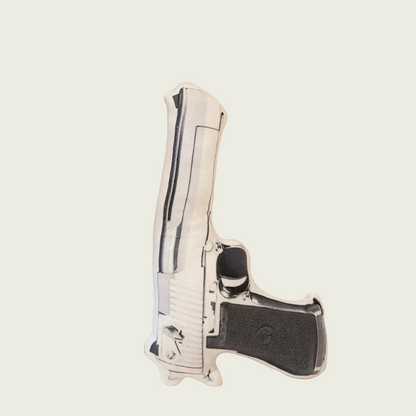 Fake Desert Eagle Pistol Printed Plush Toy