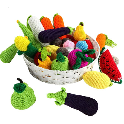 Plush Wool-Knit Tomato