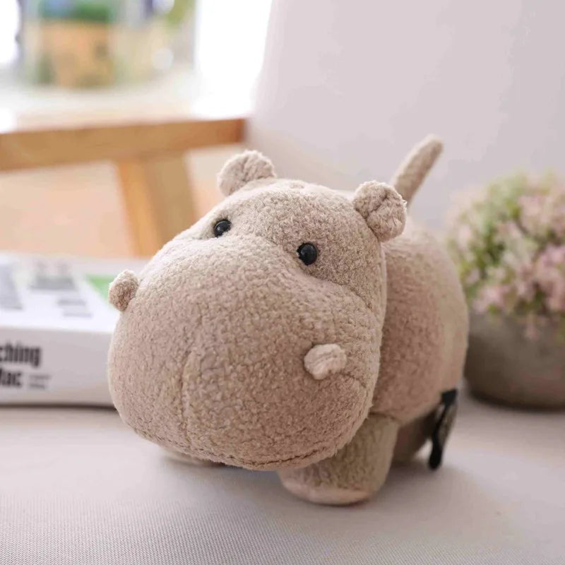 Baby Hippopotamus Plushie 7.8" Hippo Stuffed Animal