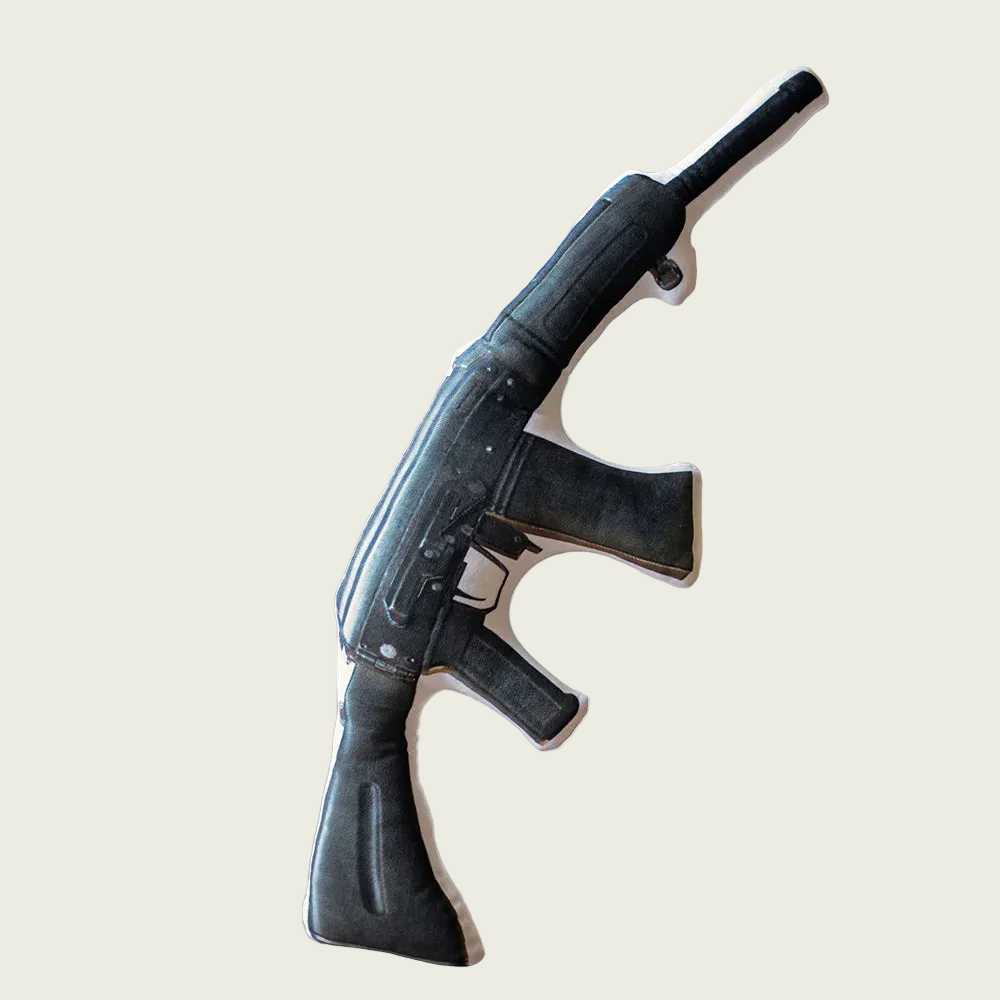 Fake Saiga-12K Shotgun Printed Plush Toy