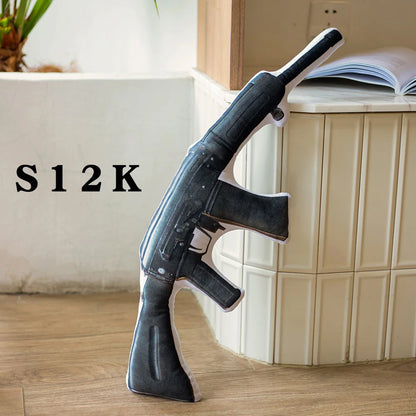 Fake Saiga-12K Shotgun Printed Plush Toy