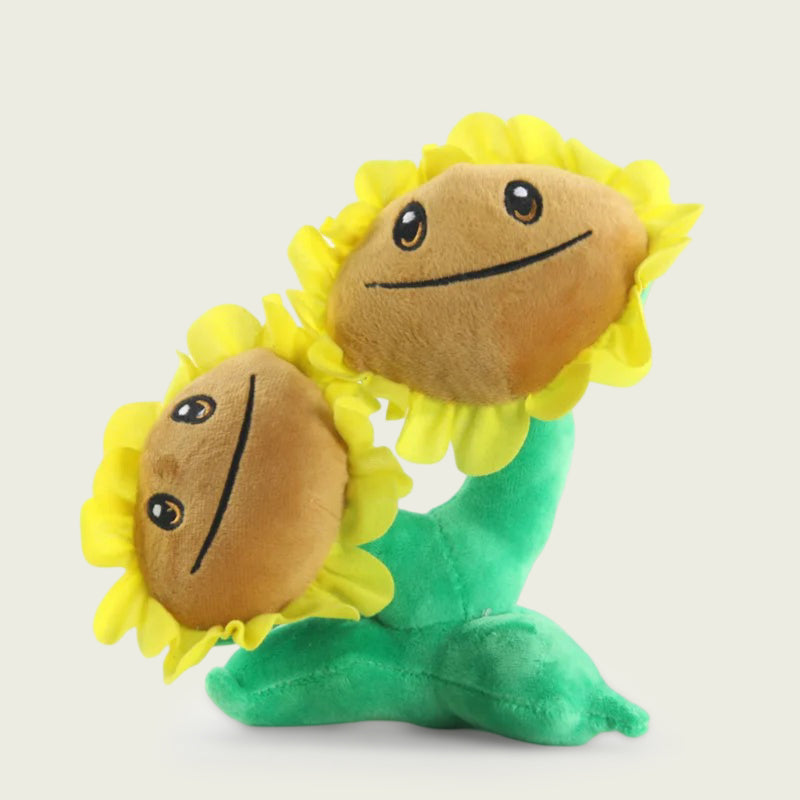 Siamese Sunflower Twins Plushie from Zombie Garden