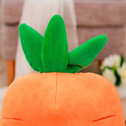 Plush Cheerful Cartoon Carrot