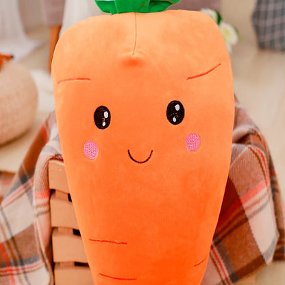 Plush Cheerful Cartoon Carrot