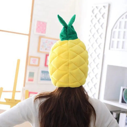 Pineapple Fruit Plush Hat