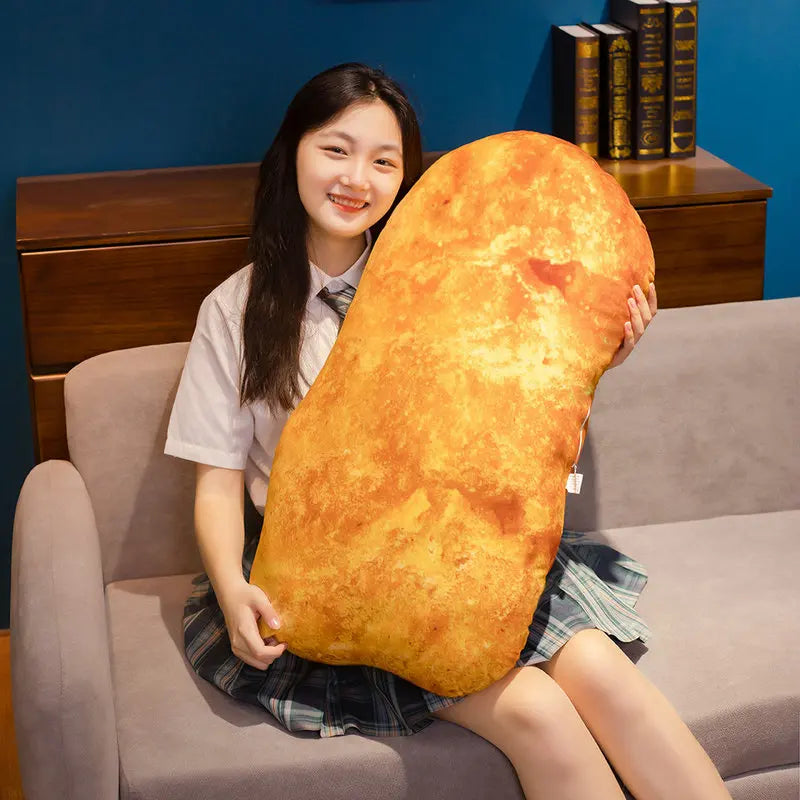 Chicken Nugget Plush Pillow