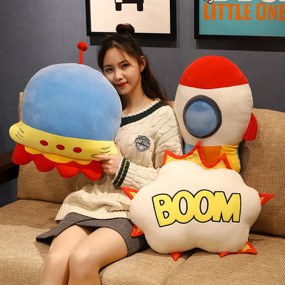 UFO Spaceship Plushie Stuffed Toy