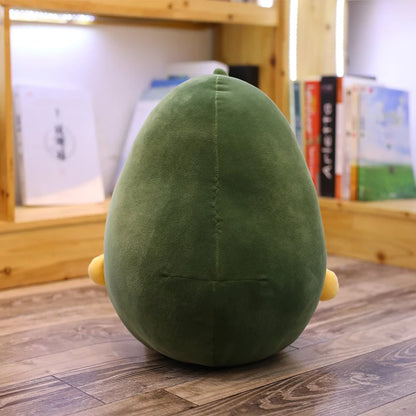 Smiling Halved Avocado Plushie
