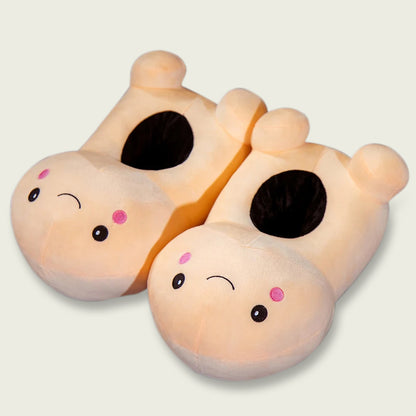 Penis Slippers Plush Adult Phallic Footwear