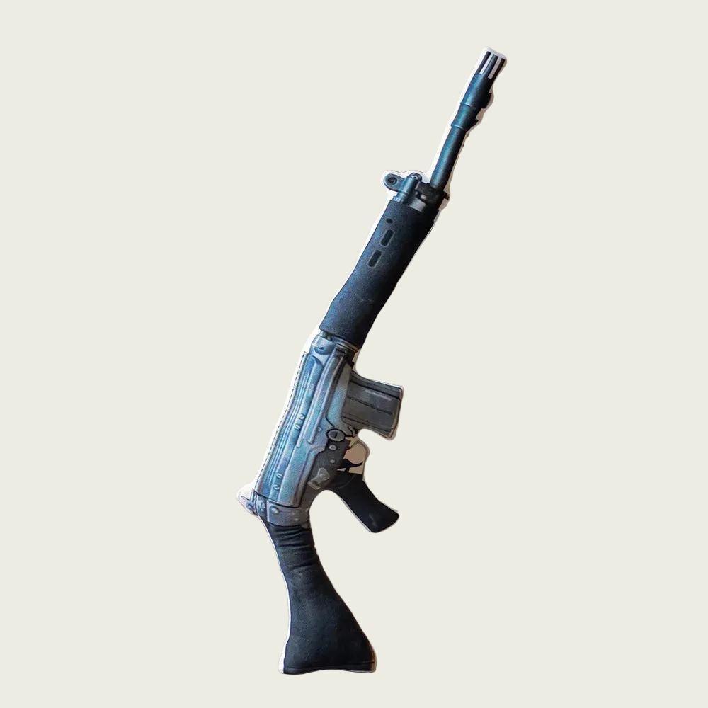 Fake Self-Loading Rifle Printed Plush Toy