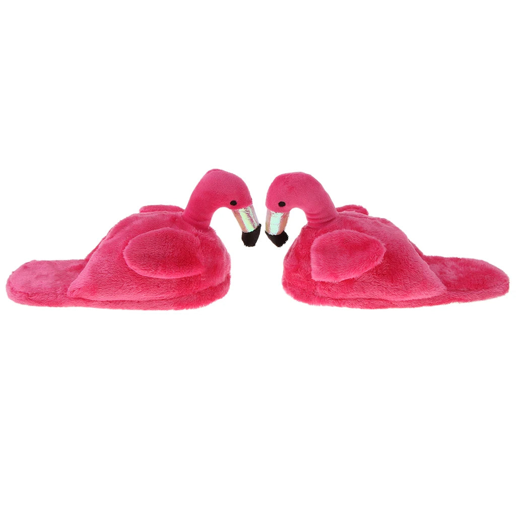 Flamingo Plush Slippers