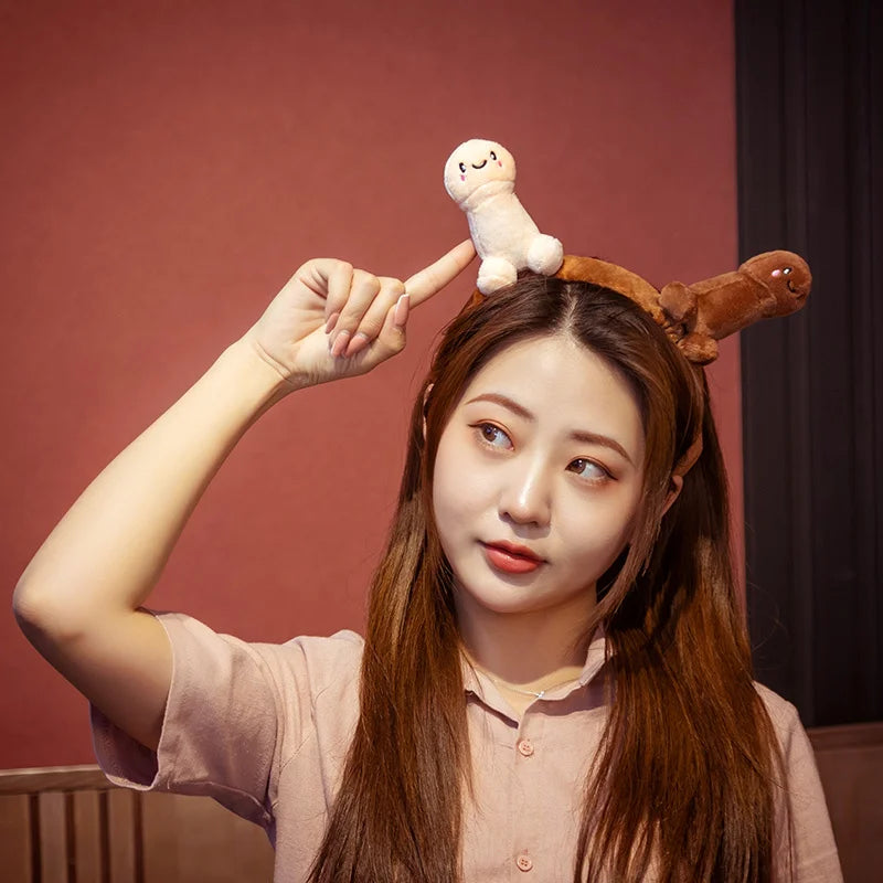 Penis Plushie Hair Scrunchie