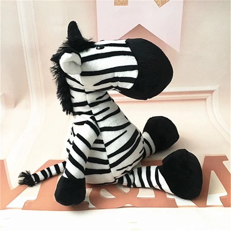 Zebra Plush Stuffed Animal Jungle Safari Plushie