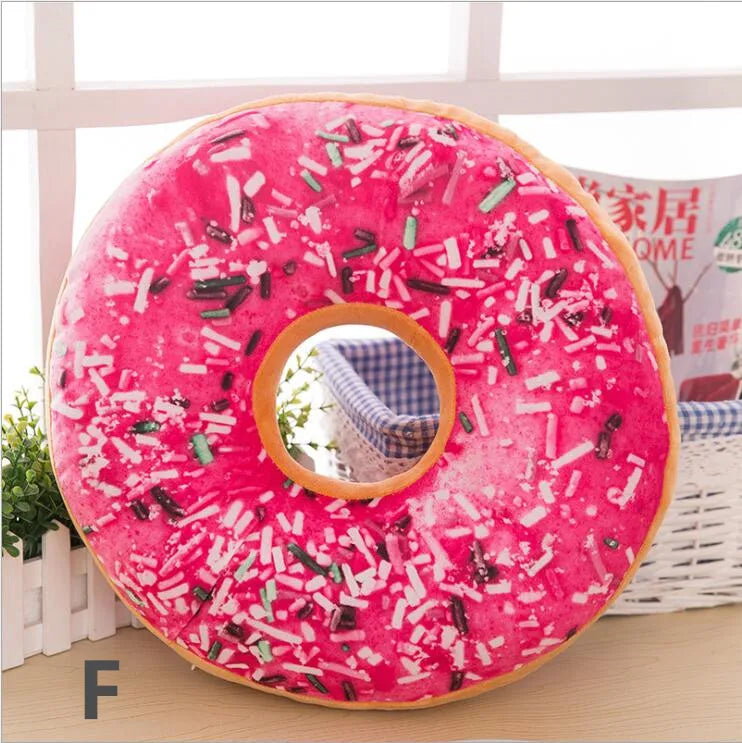 Raspberry Donut Baked Good Plushie