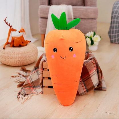 Plush Cheerful Cartoon Carrot