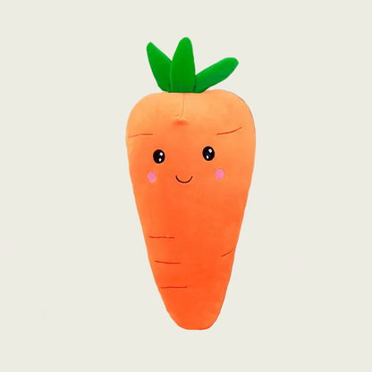 Plush Cheerful Cartoon Carrot