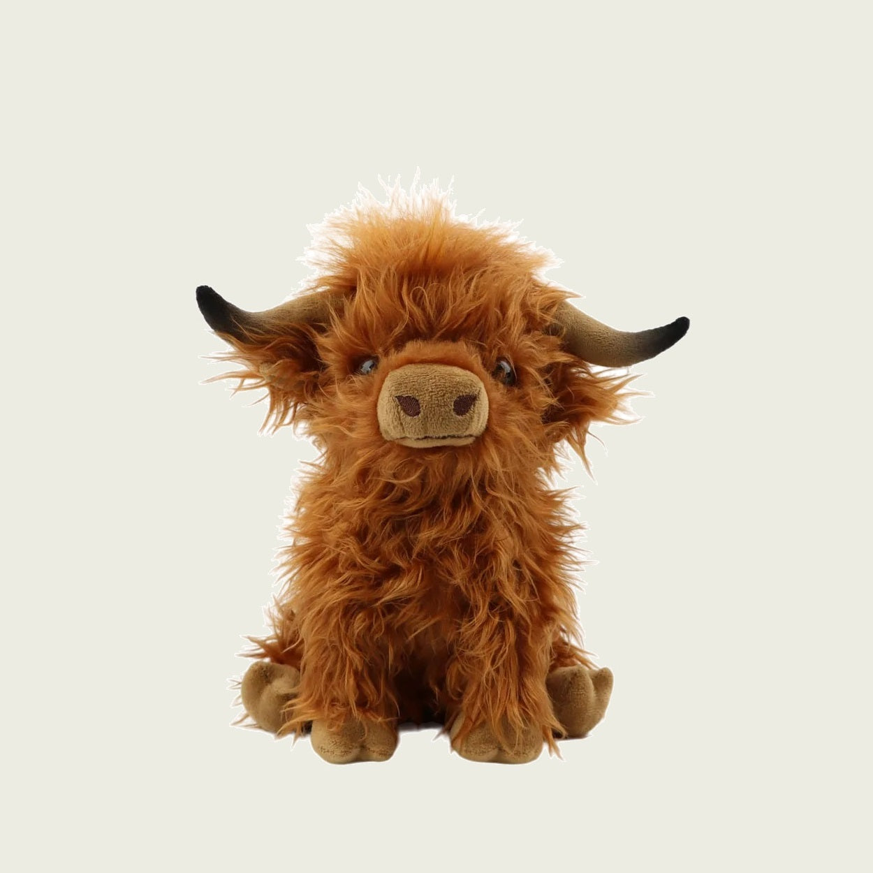 Highland Cattle Cow Plushie Baby Calf 11.4" Stuffed Animal