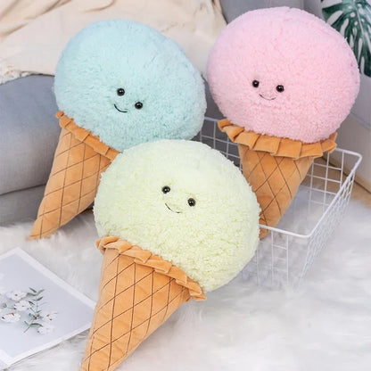 Chocolate Ice Cream Scoop on a Cone