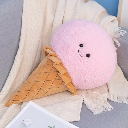 Cookie Monster Ice Cream Scoop on a Cone
