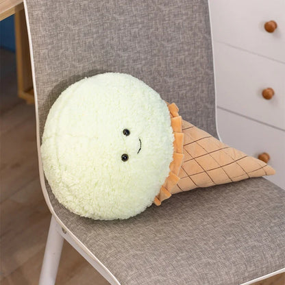Cookie Monster Ice Cream Scoop on a Cone