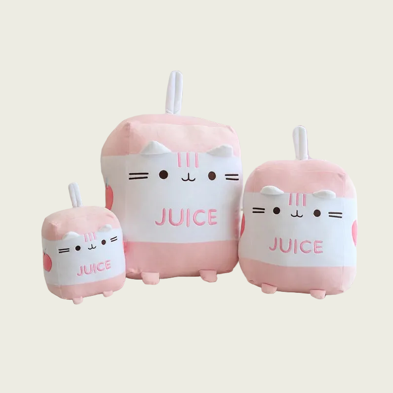 Juice Box Cat Plush