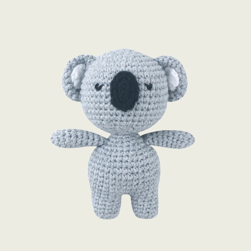 Baby Koala Joey Crochet Plushie 4.3" Crocheted Stuffed Animal