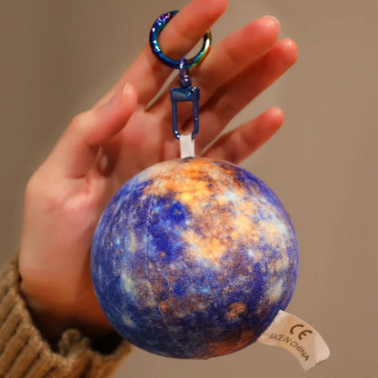 Micro Mercury Planet Plush Keychain