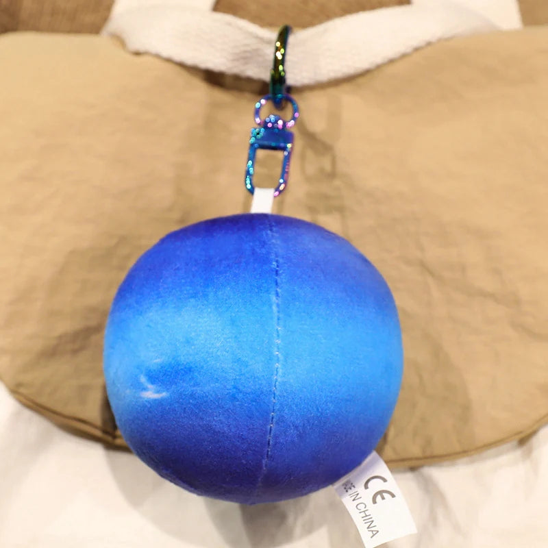Micro Neptune Planet Plush Keychain