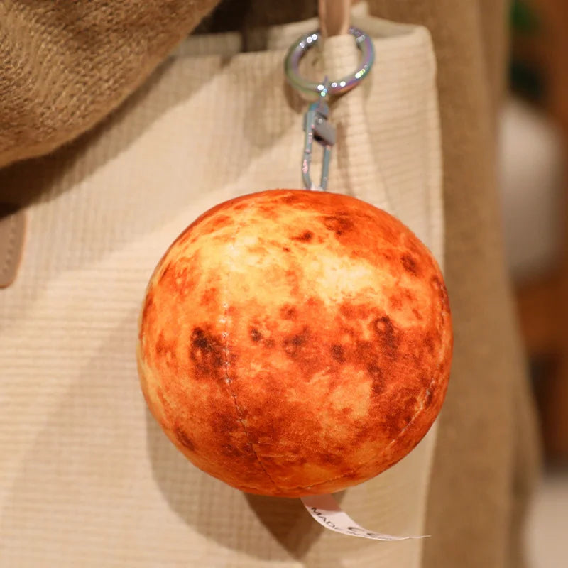 Micro Venus Planet Plush Keychain