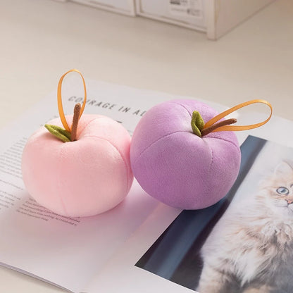 Mini Apple Plush Christmas Ornament