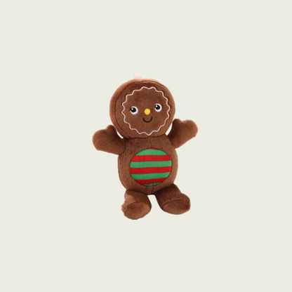 Mini Chocolate Gingerbread Man Plushie