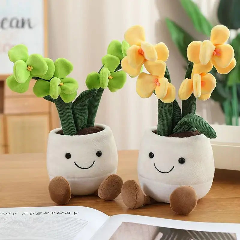 Orchid Potted Plant Plushie