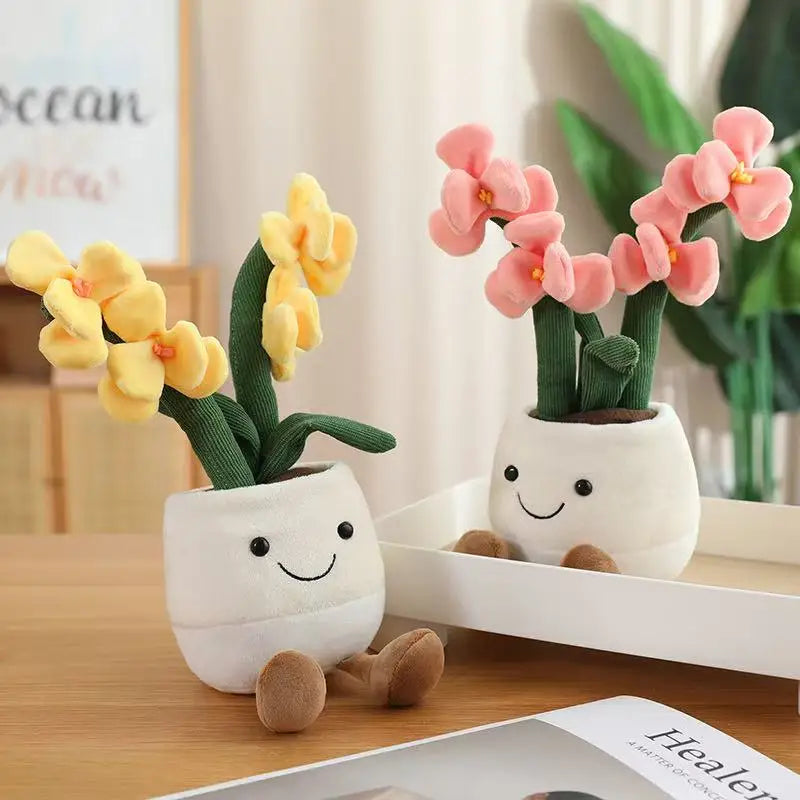 Orchid Potted Plant Plushie