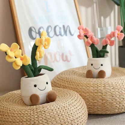 Orchid Potted Plant Plushie