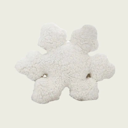 Plush Snowflake Pillow