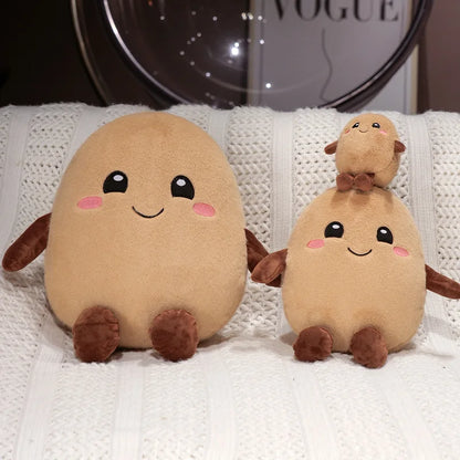 Smiling Potato Plushie Family