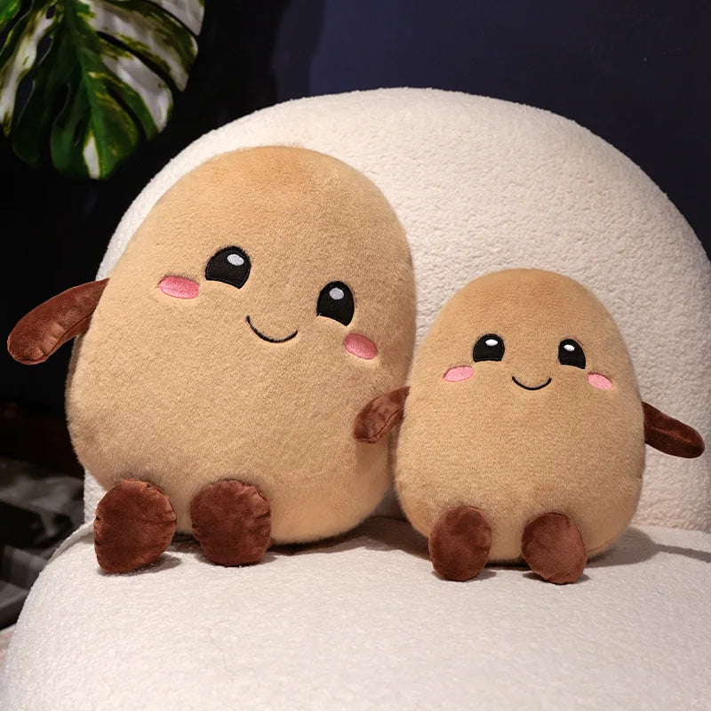 Smiling Potato Plushie Family