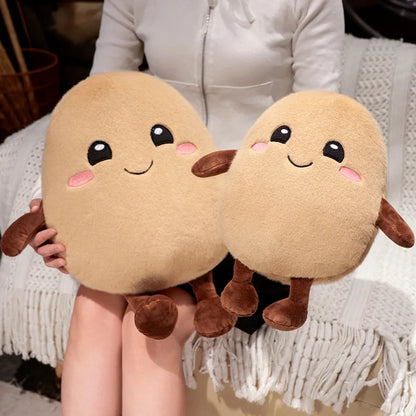 Smiling Potato Plushie Family