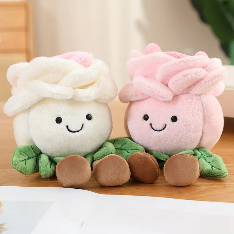 Rosebud Plushie Keychain
