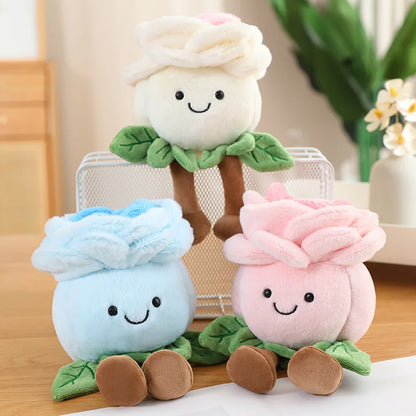 Rosebud Plushie Keychain