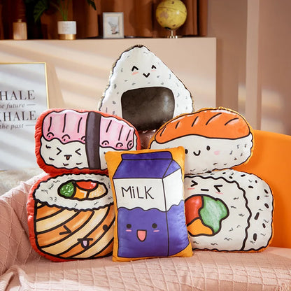 Onigiri Printed Plushie Pillow