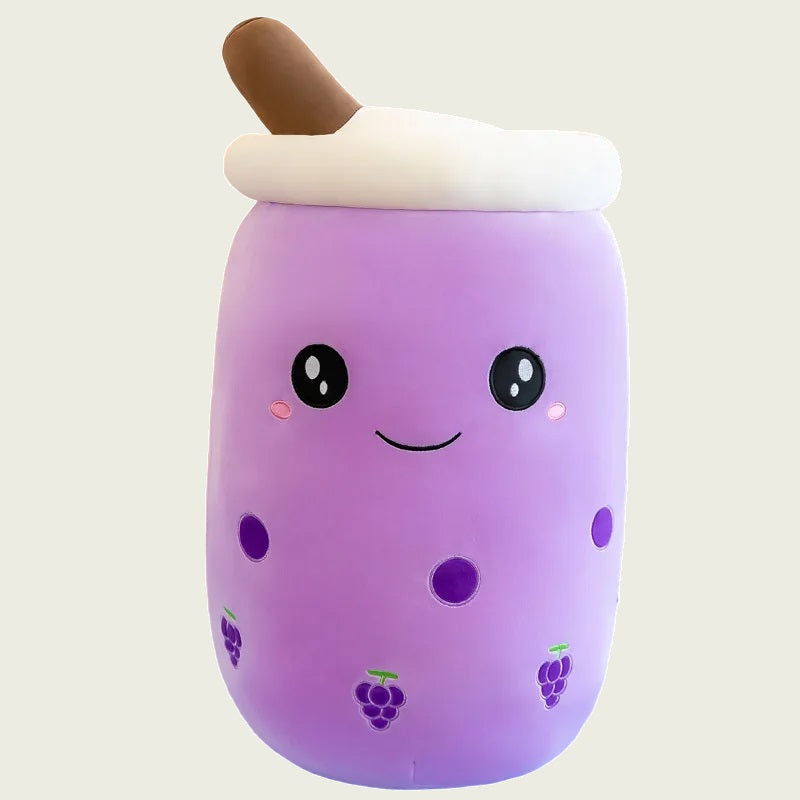 Bubble Tea 4.3" Boba Pearl Milk Plushie Keychain