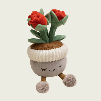 Rose Potted Plushie Plant