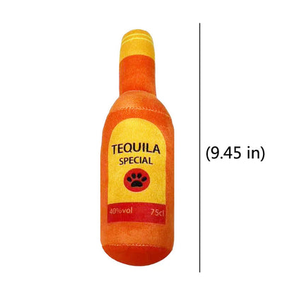 Tequila Special Dog Plushie Squeaker Toy