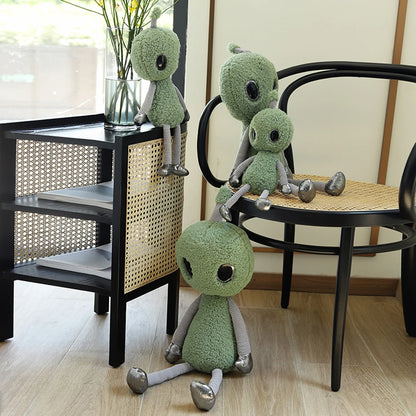 Green Alien Plushie Doll
