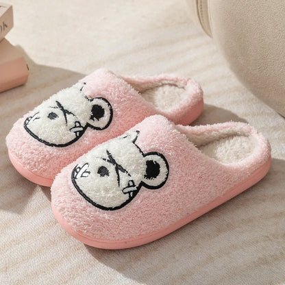 Rough Bear Plush Slippers