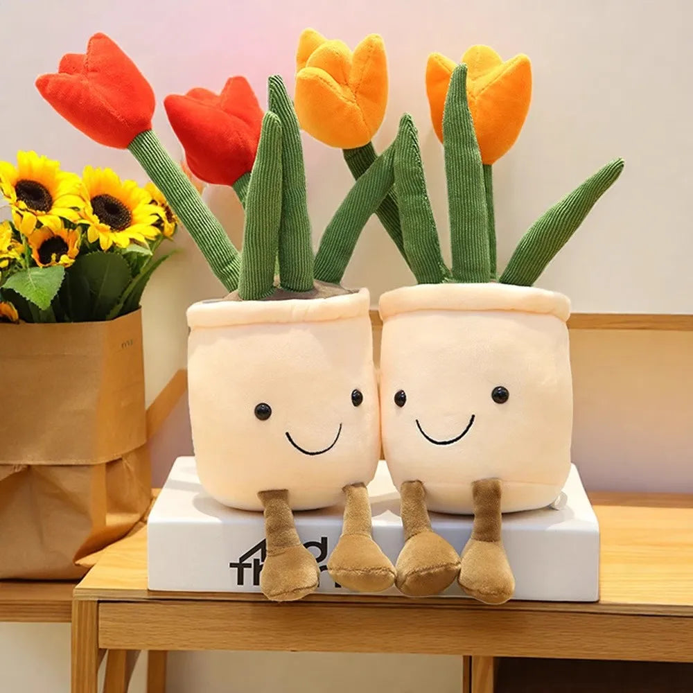 Tulip Potted Plant Plushie