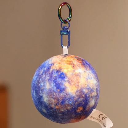 Micro Mercury Planet Plush Keychain