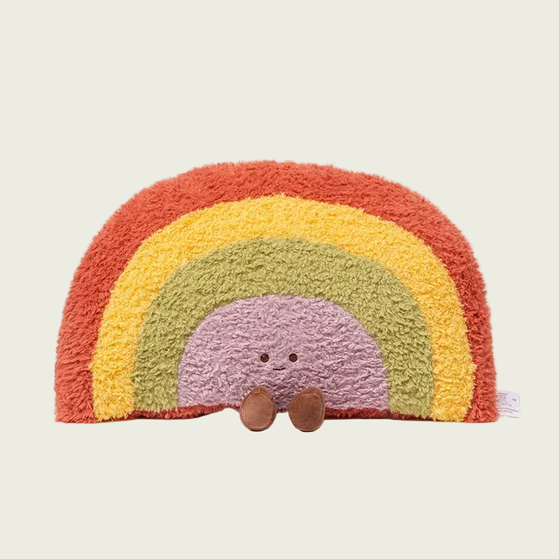 Smiling Rainbow Arc Plushie